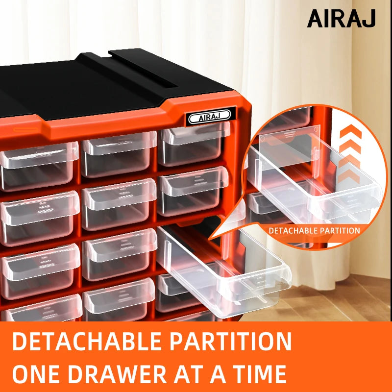 AIRAJ Multi Drawer Plastic Storage Cabinet Bead Lego Makeup Organizer