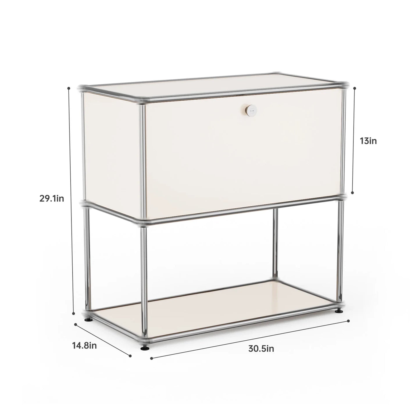 Stainless Steel Storage Cabinet TV Stand For Living Room Office