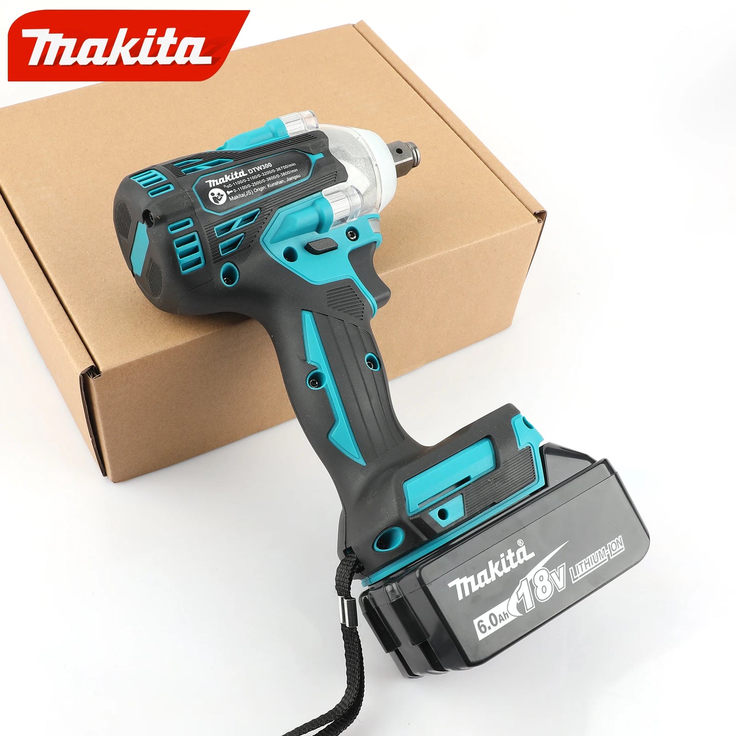 Makita DTW300 18V Cordless Wrench Cordless Electric Wrench Screwdrivers Impact Electric Drill Power Tools 1/2 Wireless Impact