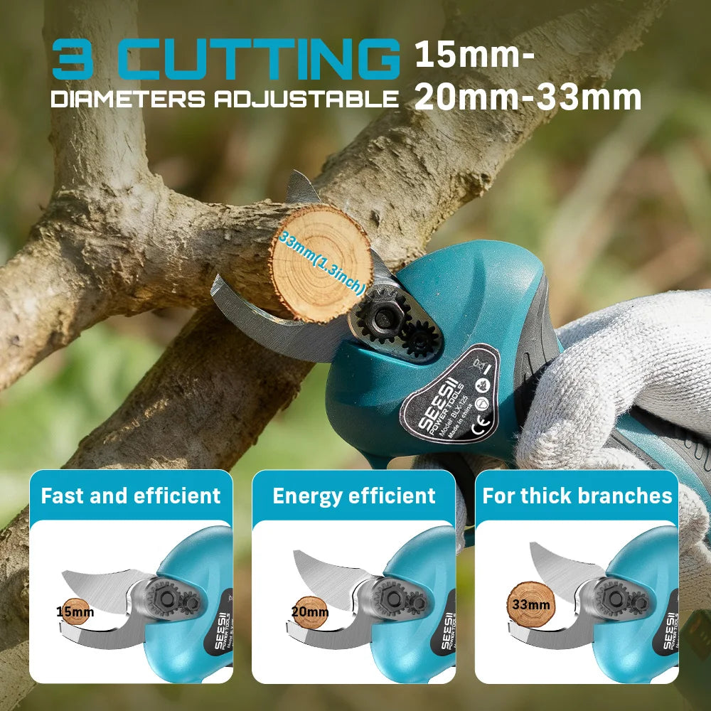 Seesii 3 In 1 Brushless Electric Chainsaw With Extension Rod