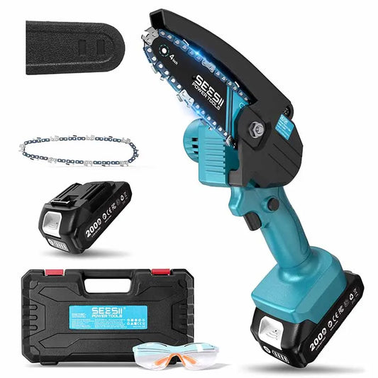 Seesii Cordless Mini Chainsaw for Makita 18V Battery Wood Cutting