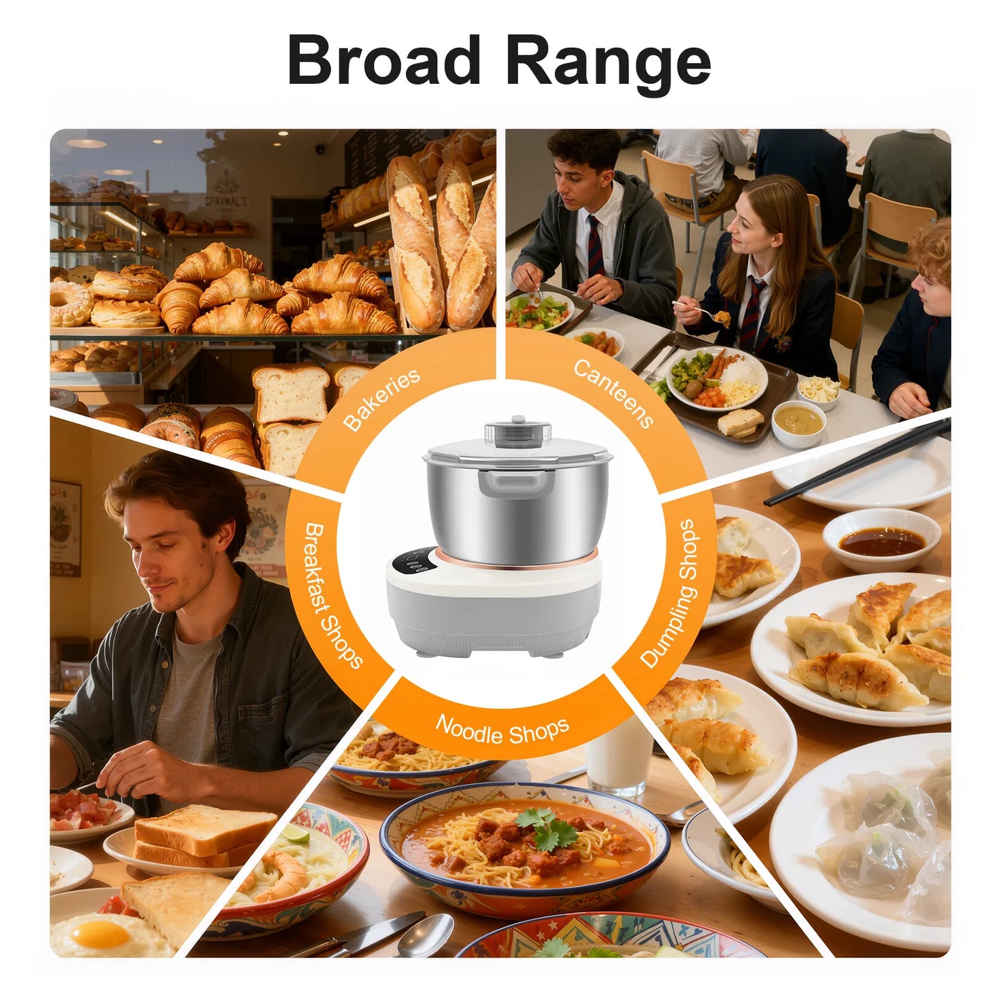 Electric Dough Maker With Ferment Function Dough Mixer For Pizza