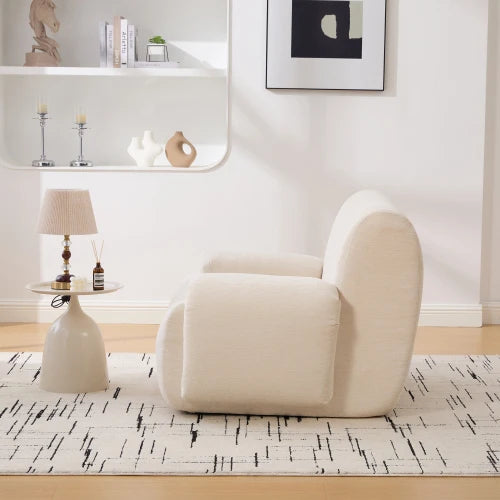 Modern Upholstered Accent Chair for Living Room and Bedroom