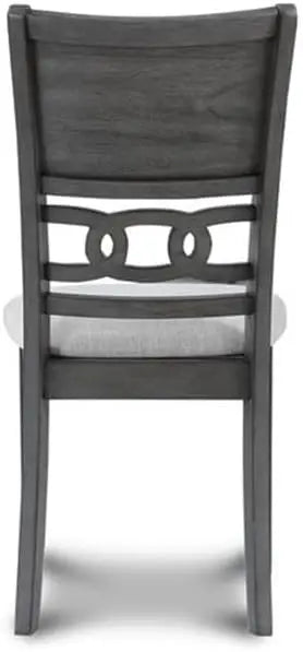 Round Dining Set With Table And Four Chairs Wood Frame