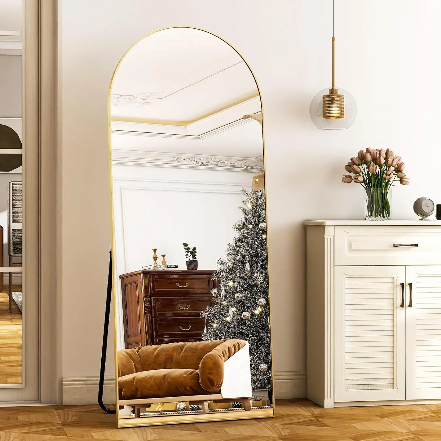 HARRITPURE Aluminum Frame Full Length Mirror For Bedroom Living Room