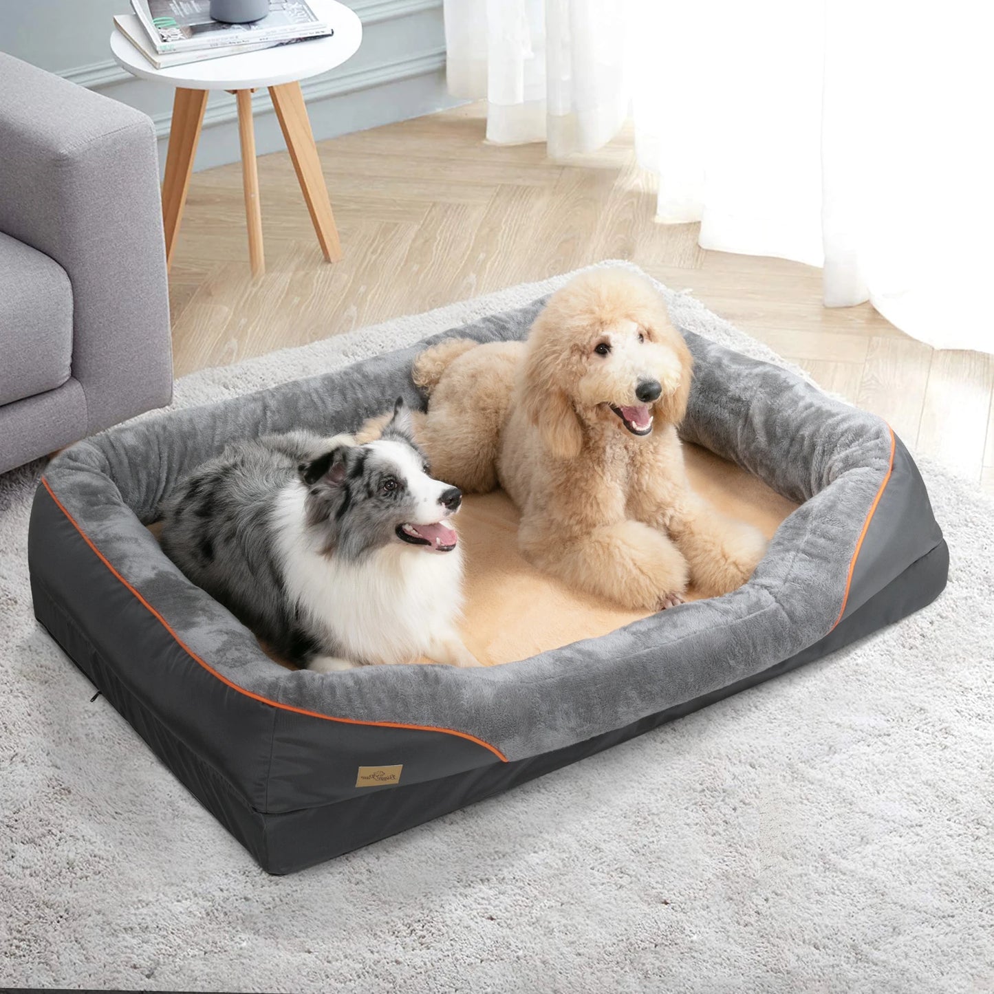 BINGOPAW Dog Bed Removable Washable Cover Anti Allergy Waterproof