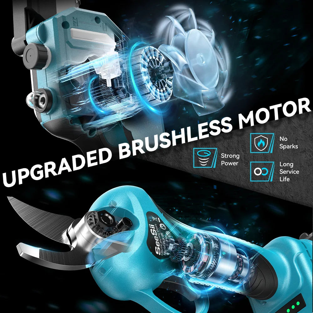 Seesii 3 In 1 Brushless Electric Chainsaw With Extension Rod