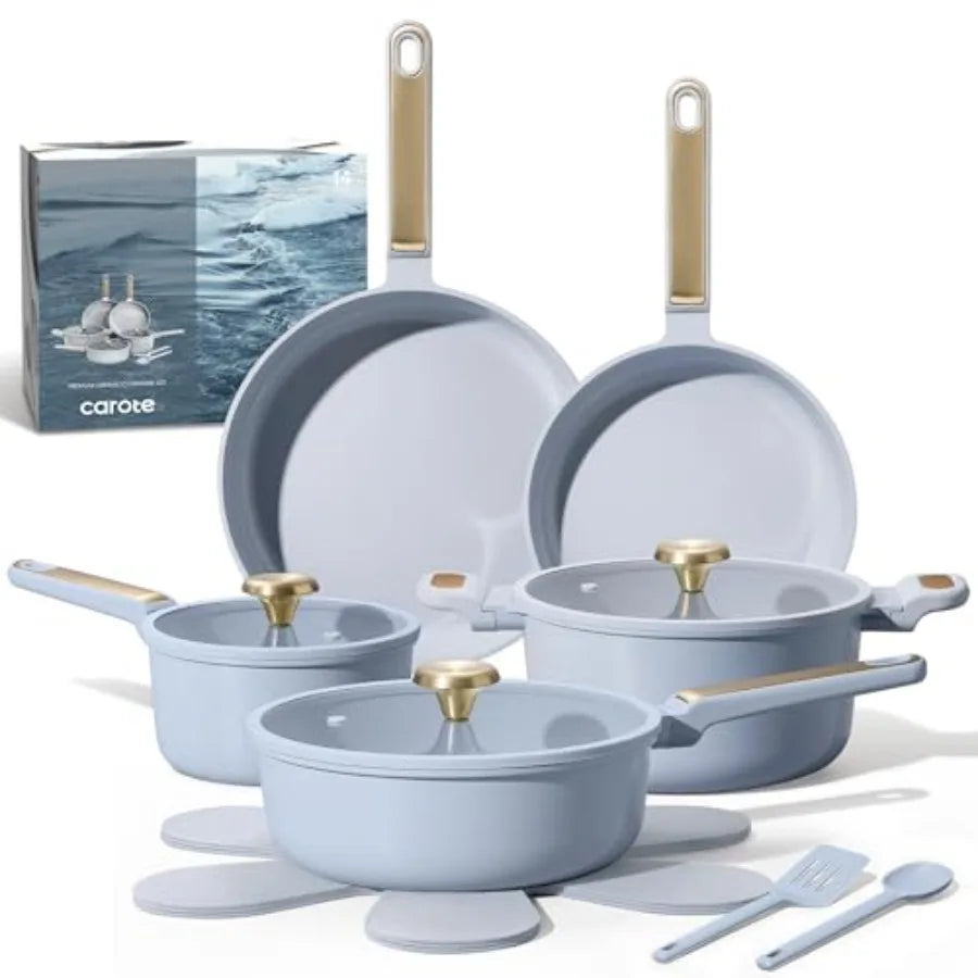 High Quality Ceramic Nonstick Cookware Set Pots And Pans