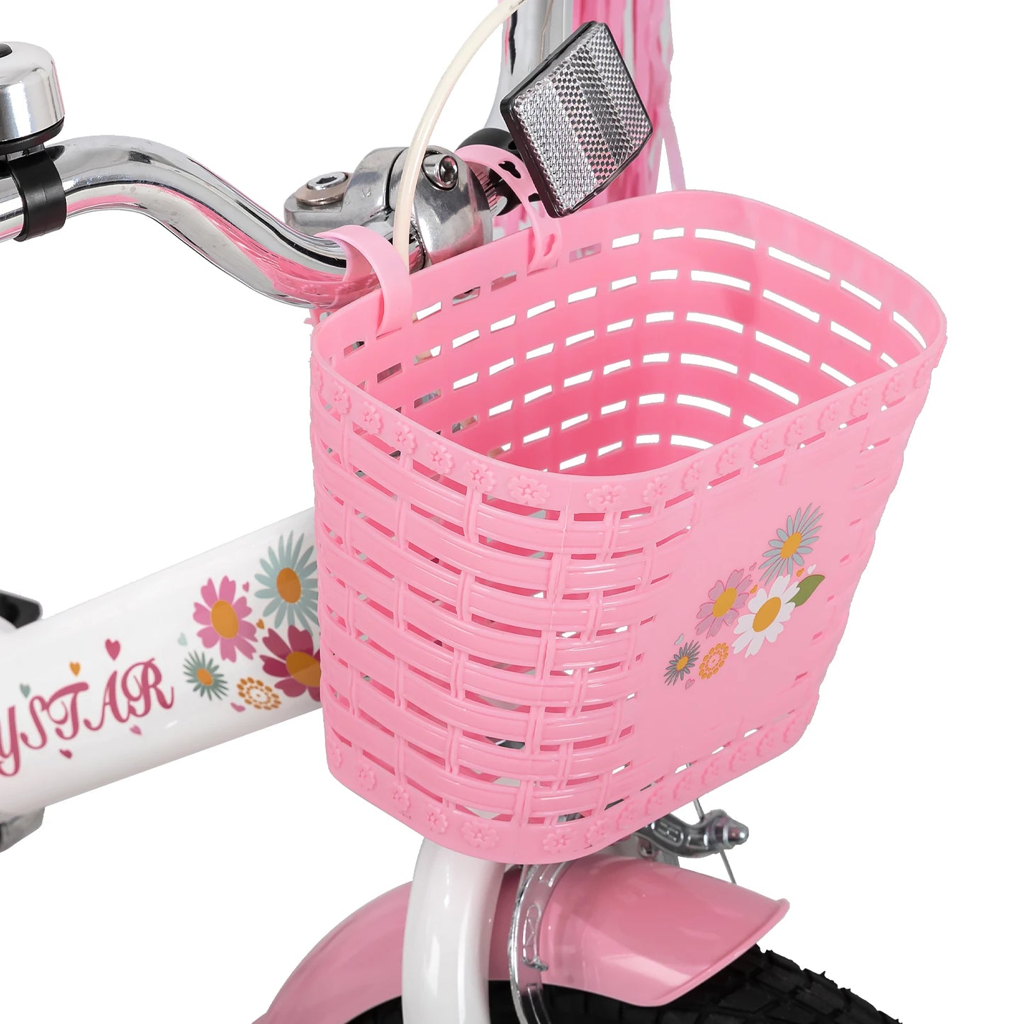 Joystar Little Daisy Girls Kids Bike With Doll Seat