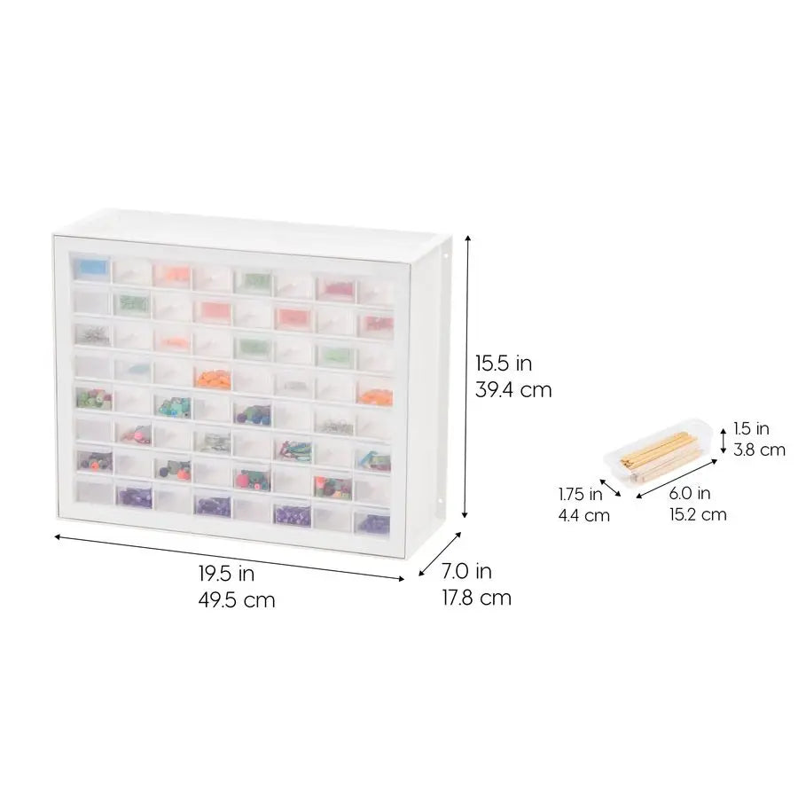 USA Bead Organizer Storage Bin Cabinet For Hardware