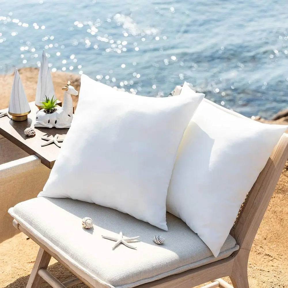 Pillow Inserts Pack of 4 Outdoor Water Resistant Hypoallergenic