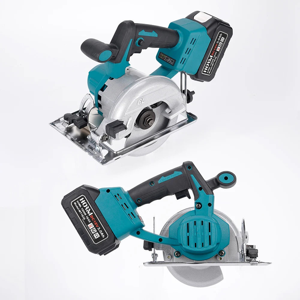 Brushless Electric Circular Saw 5 Inch 125mm Cordless Woodworking Cutting Power Tool   For Makita 18V Battery