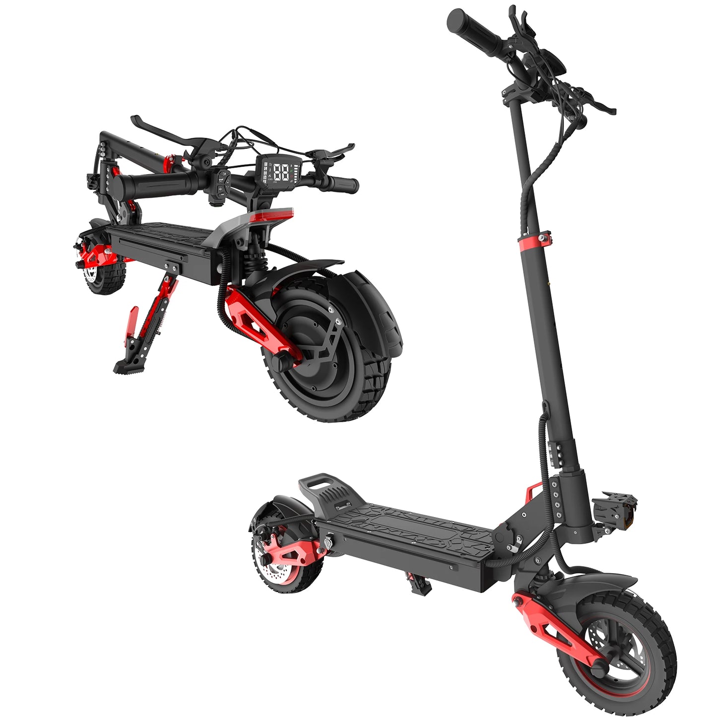 OBARTER J15 Electric Scooter 1600W Motor 31mph Off Road Tyres 48V 18Ah
