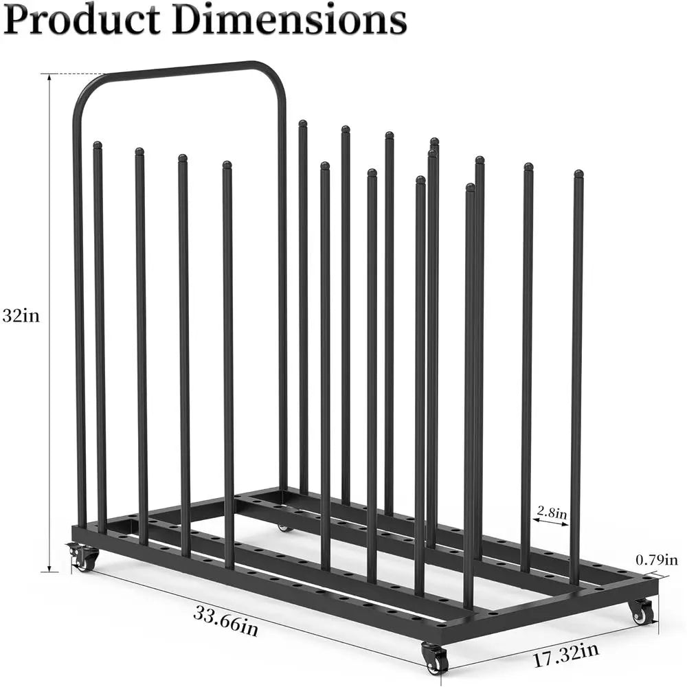 Art Storage Rack, Art Drying Rack, Art Canvas Organizer, Paint Display Rack Metal(Black)