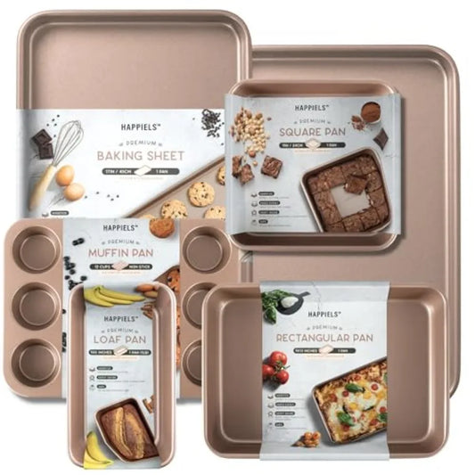 Premium PFOA Free Nonstick Bakeware Set With Sheets And Pans
