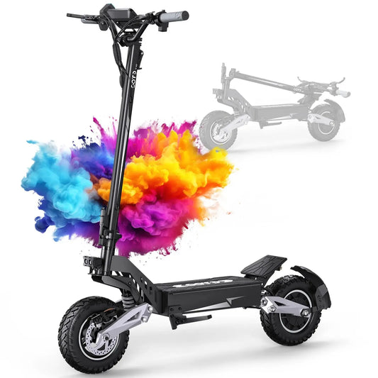 OOTD T10 Foldable Electric Scooter 900W Motor All Terrain 40-60km Range