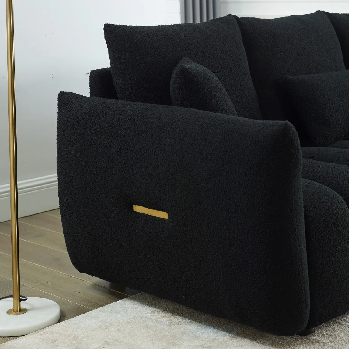 Modern Boucle Modular Sofa For Stylish Living Room