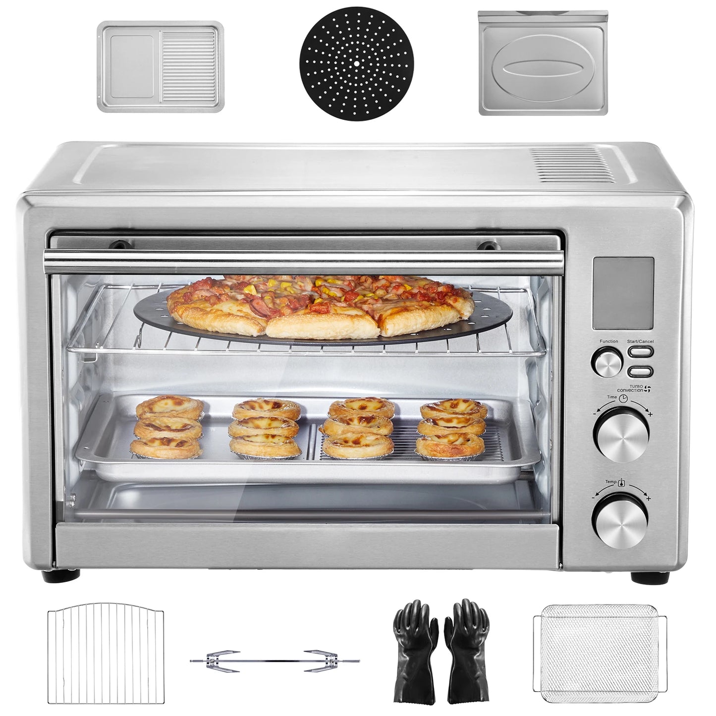 SucceBuy 13-In-1 Air Fryer Toaster Oven Convection Countertop