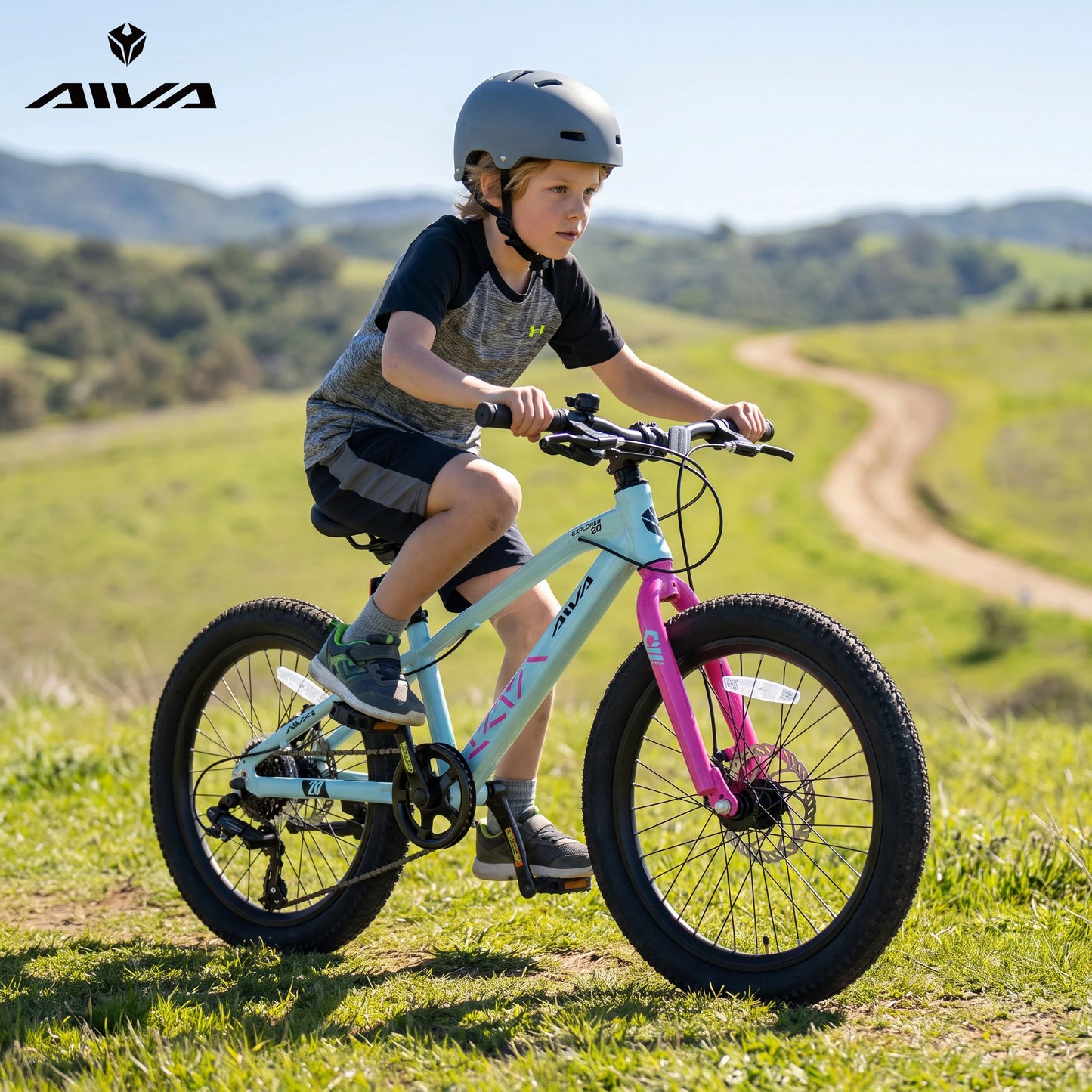 AIVA Exploper Kids Bicycle Aluminum Frame Disc Brakes