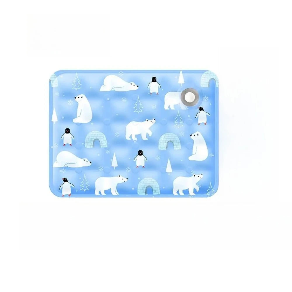 Pet Cooling Mat Dog Cat Sleeping Pad Cool Ice Silk Portable Mattress Blanket Summer Small Animal Cats Dogs Cold Bed Mat