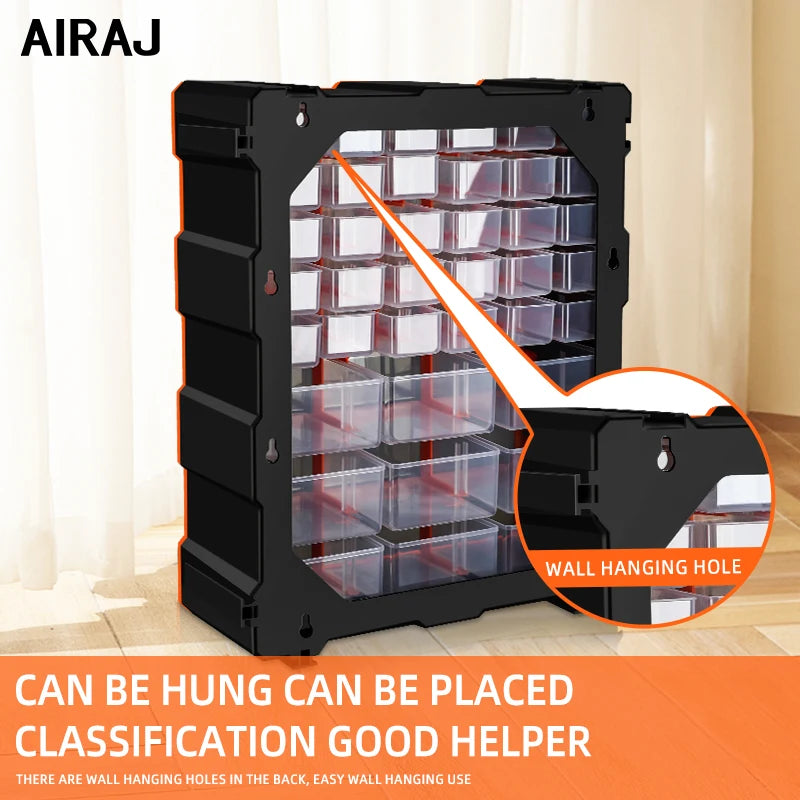 AIRAJ Multi Drawer Plastic Storage Cabinet Bead Lego Makeup Organizer