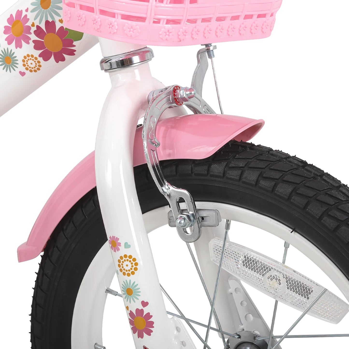 Joystar Little Daisy Girls Kids Bike With Doll Seat