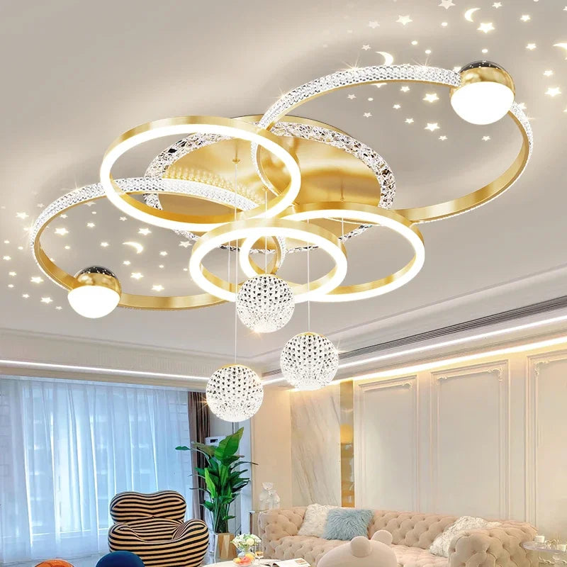 Modern LED Surface Mounted Ceiling Light With Acrylic Finish