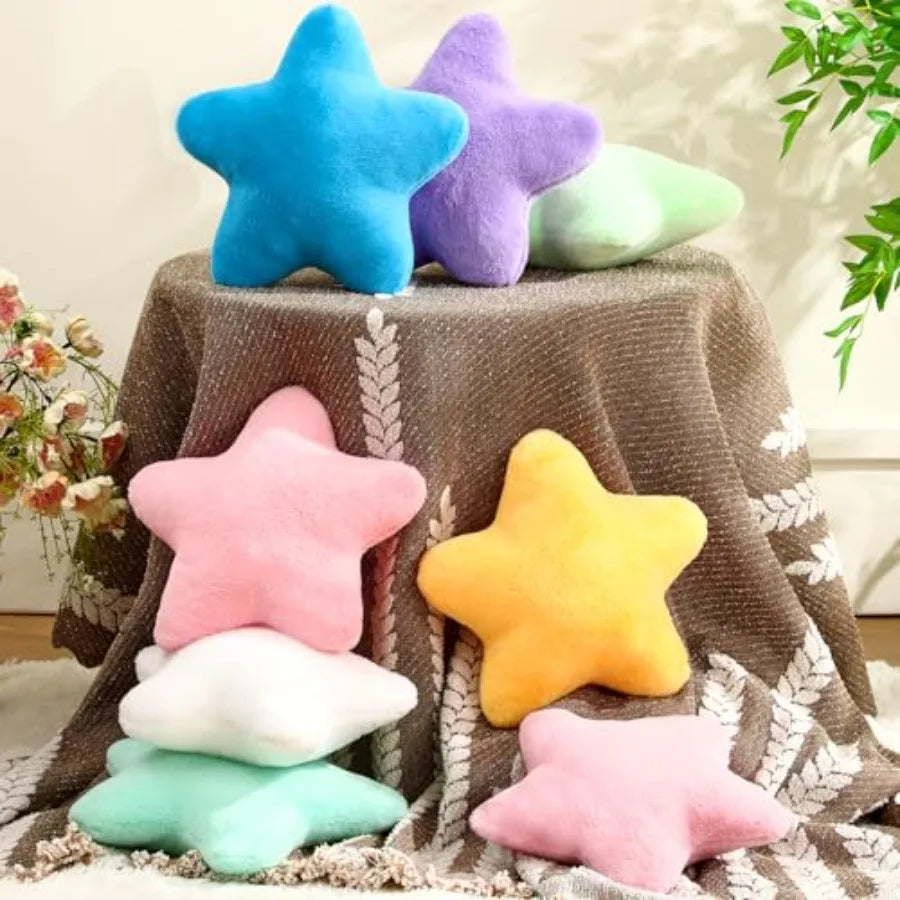 Star Shaped Throw Pillows 8 Pack Decorative Plush Cushions