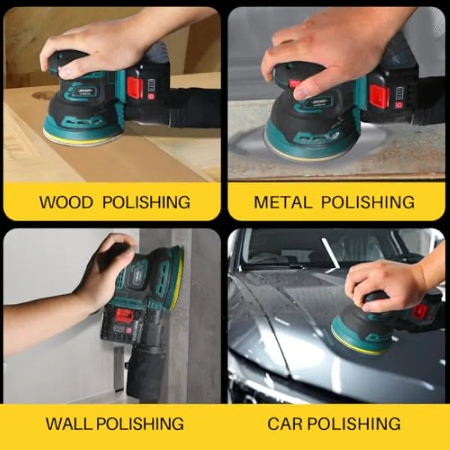 Yao Hui Huang Orbital Sander Cordless Brushless 20V Batteries