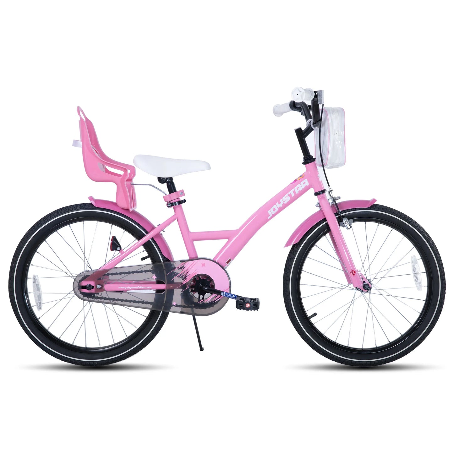 JOYSTAR Kids Bike For Girls Training Wheels Basket Doll Seat
