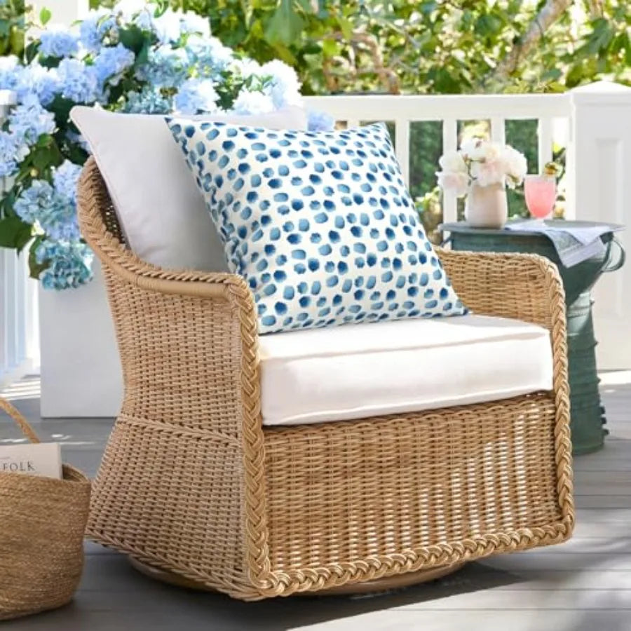Waterproof Outdoor Throw Pillow Set Pack of 2 for Patio and Sofa