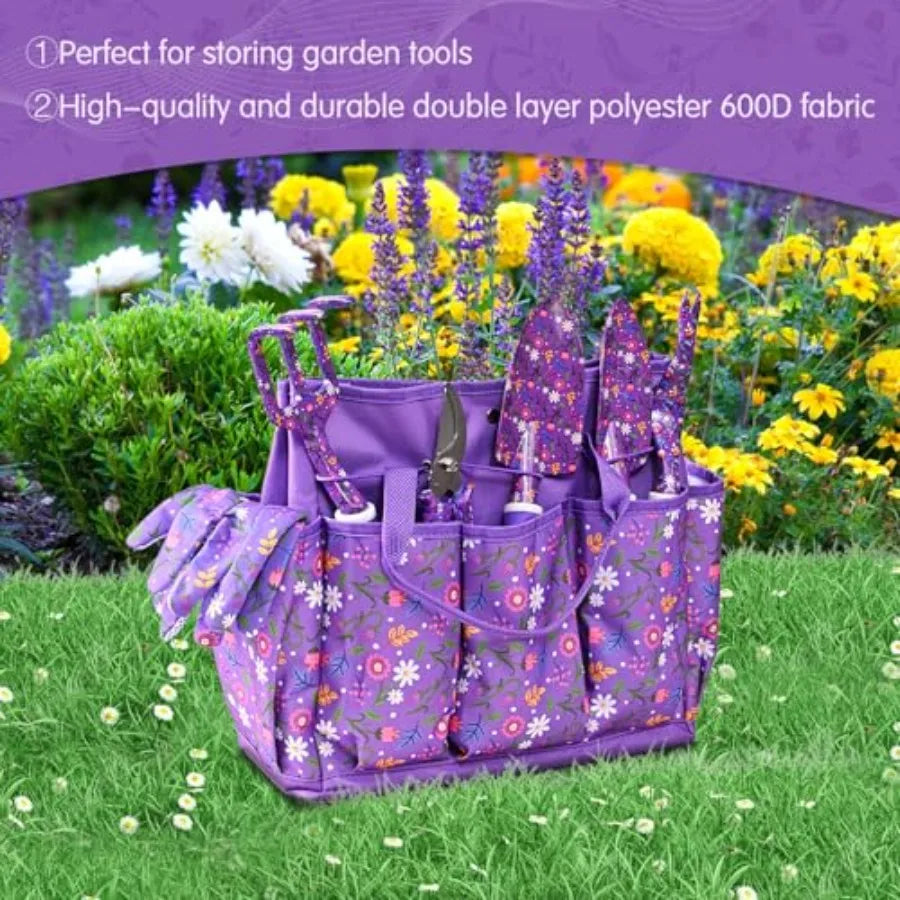 Gardening Gifts for Women Gardening Tools for Women 14 PCS Garden Tools Set Kit with Garden Tool Bag Plant Lover Christmas Moth