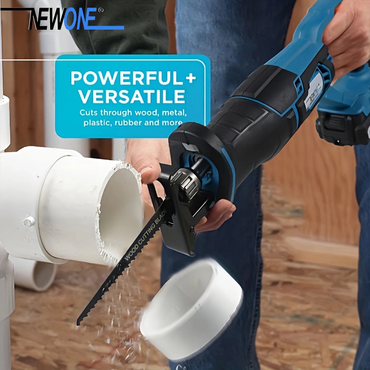 NEWONE 20V Reciprocating Saw With Stepless Variable Speed