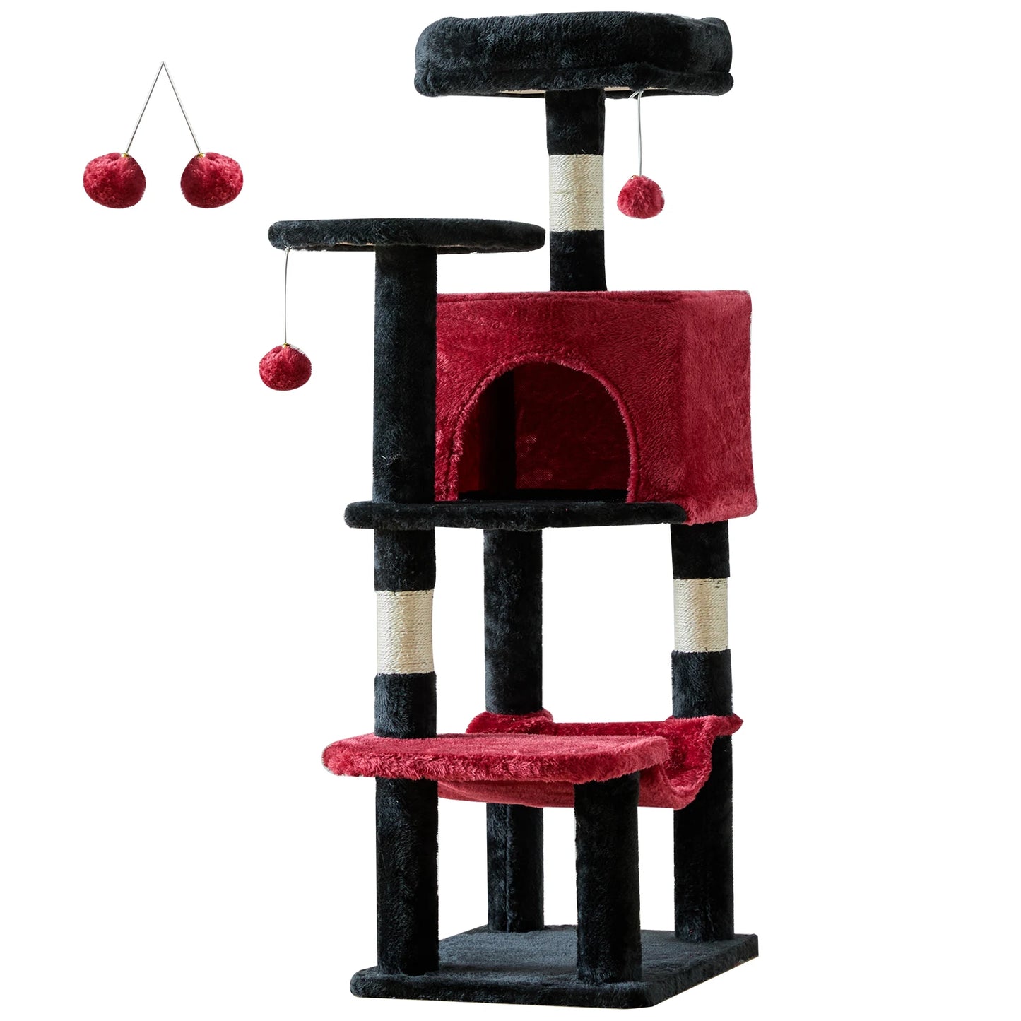 JHK Cat Tree Multi Level Cat Climbing Tower Sisal Posts