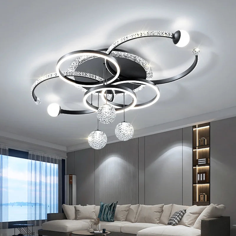 Modern LED Surface Mounted Ceiling Light With Acrylic Finish