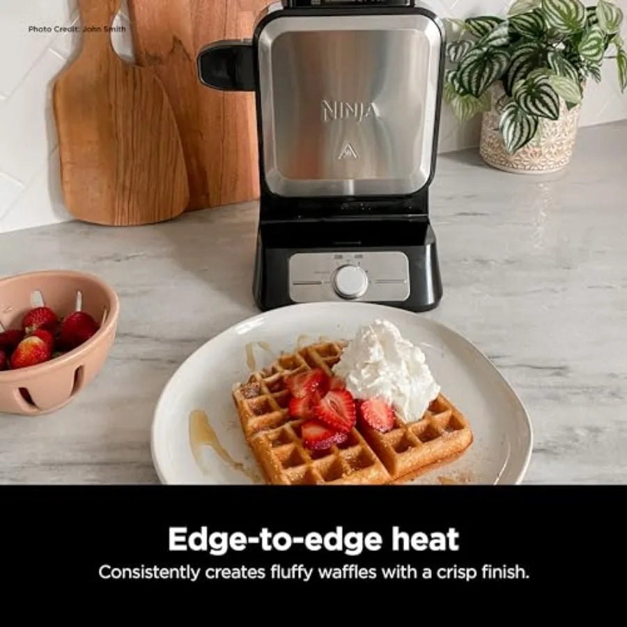 Belgian Waffle Maker Pro Vertical Design Five Shade Settings
