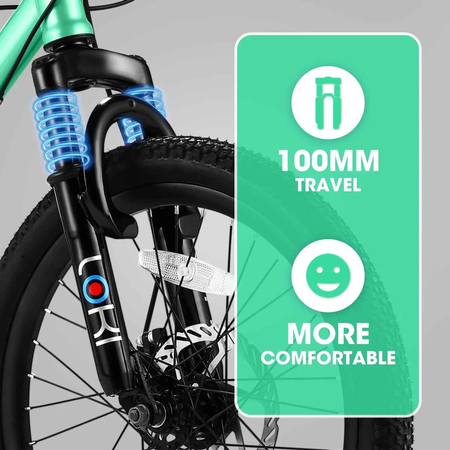Kids Mountain Bike 7 Speed Front Suspension Disc Brake