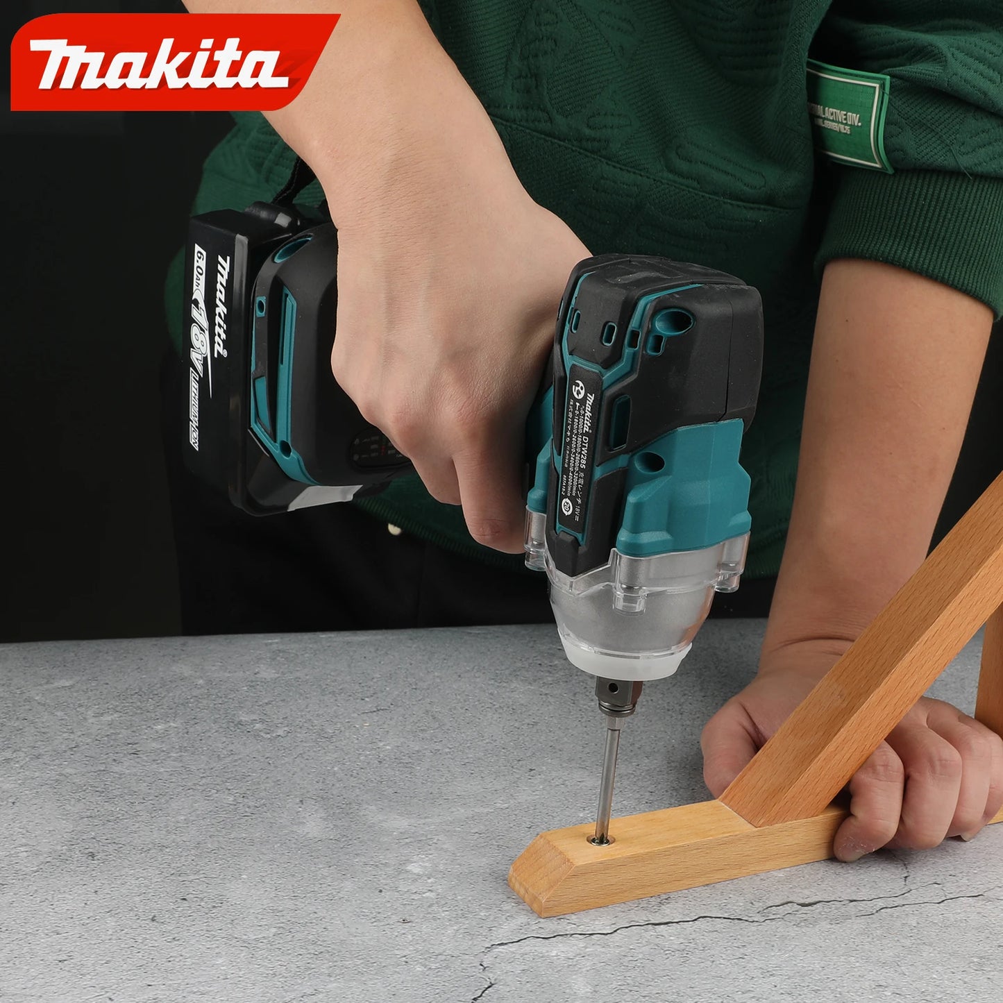 Makita DTW285 520N.M Impact Electric Wrench Brushless Wrench Cordless Tool Power Tools Rechargeable For Makita 18V Battery