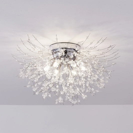 Led Flush Mount Ceiling Light Fireworks Chandelier G9 Base 110V