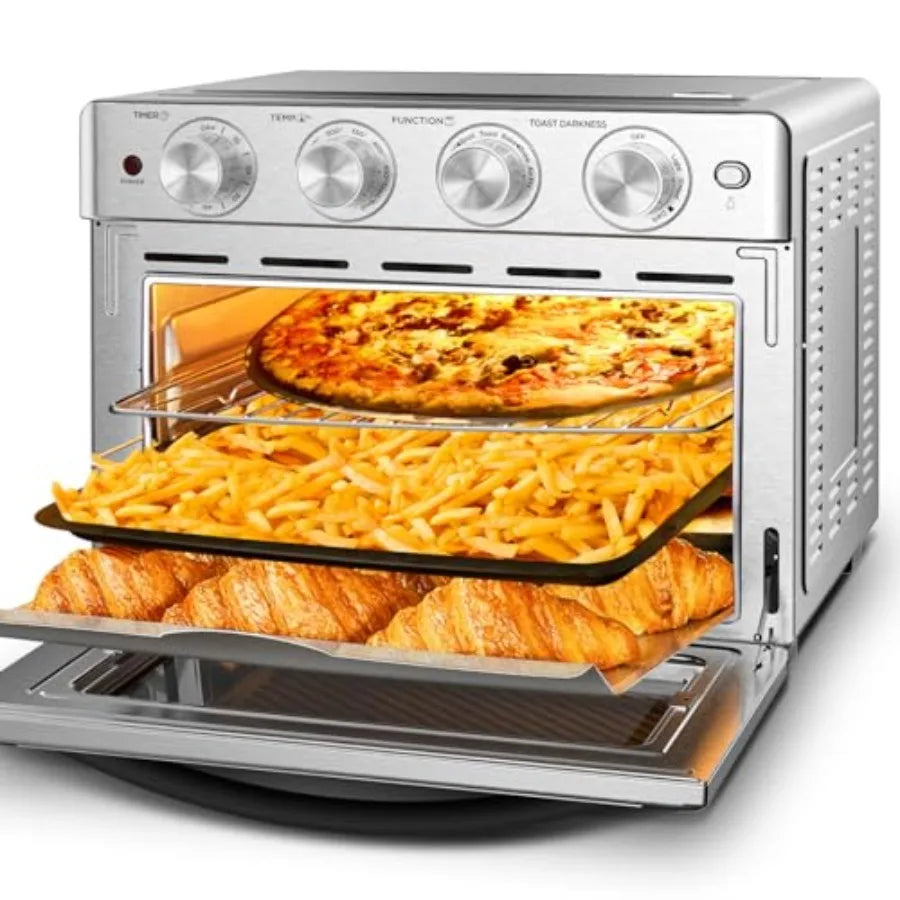 Yao Hui Huang 7-in-1 Air Fryer Toaster Oven Stainless Steel