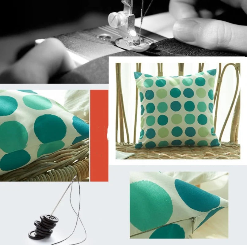 Indoor And Outdoor Waterproof Decorative Square Throw Pillow Cover With Leaf Pattern