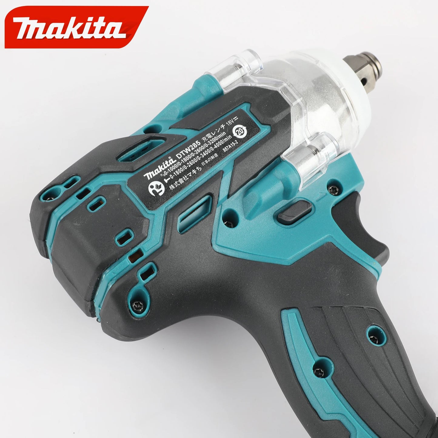 Makita DTW285 520N.M Impact Electric Wrench Brushless Wrench Cordless Tool Power Tools Rechargeable For Makita 18V Battery