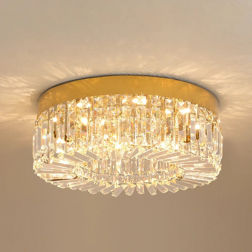 VETRULUS Crystal LED Ceiling Chandelier For Living Room Lighting