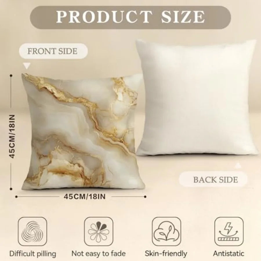 Decorative Throw Pillow Covers Set Of Four For Living Room