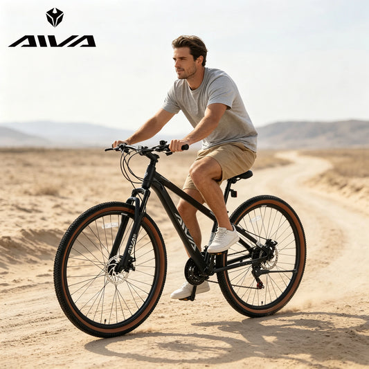 AIVA Hardtail MTB 21 Speed Mountain Bike Aluminum Frame Disc Brakes