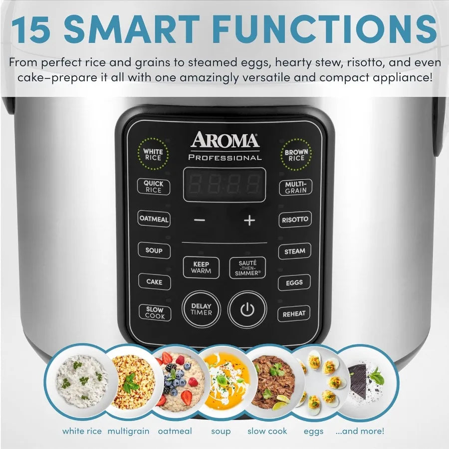 LISM Professional Digital Rice Cooker 10 Cup Uncooked Capacity