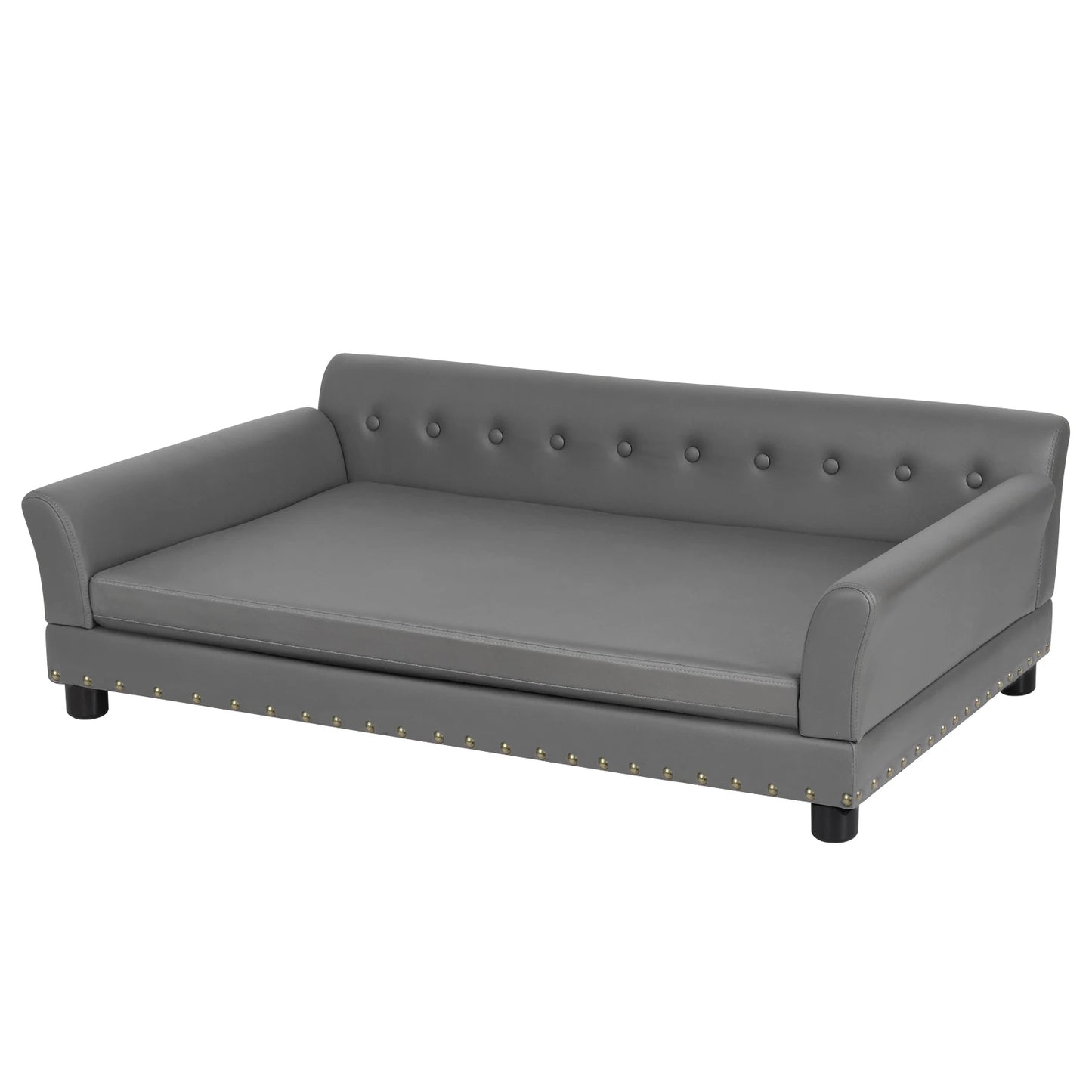 BINGOPAW Elevated Rectangle Dog Bed for Medium and Large Dogs