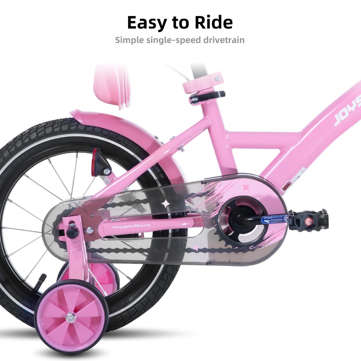 JOYSTAR Kids Bike For Girls Training Wheels Basket Doll Seat