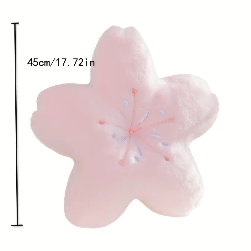 Cherry Blossom Flower Pillow Princess Style for Living Room