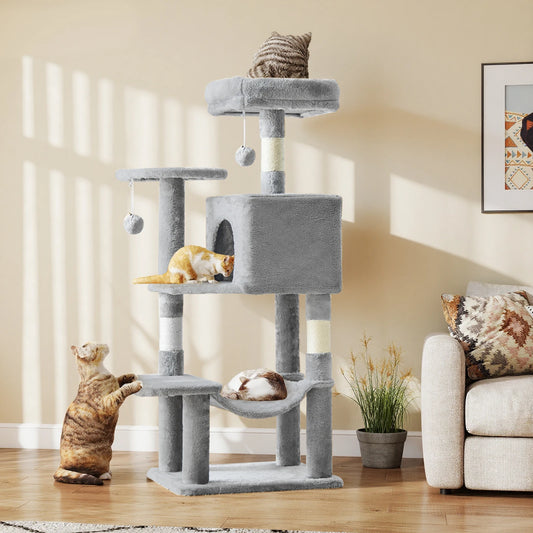 JHK Cat Tree Multi Level Cat Climbing Tower Sisal Posts